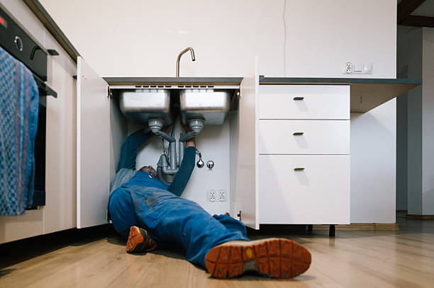 Professional Drain Cleaning technician working in Browns Mills, NJ